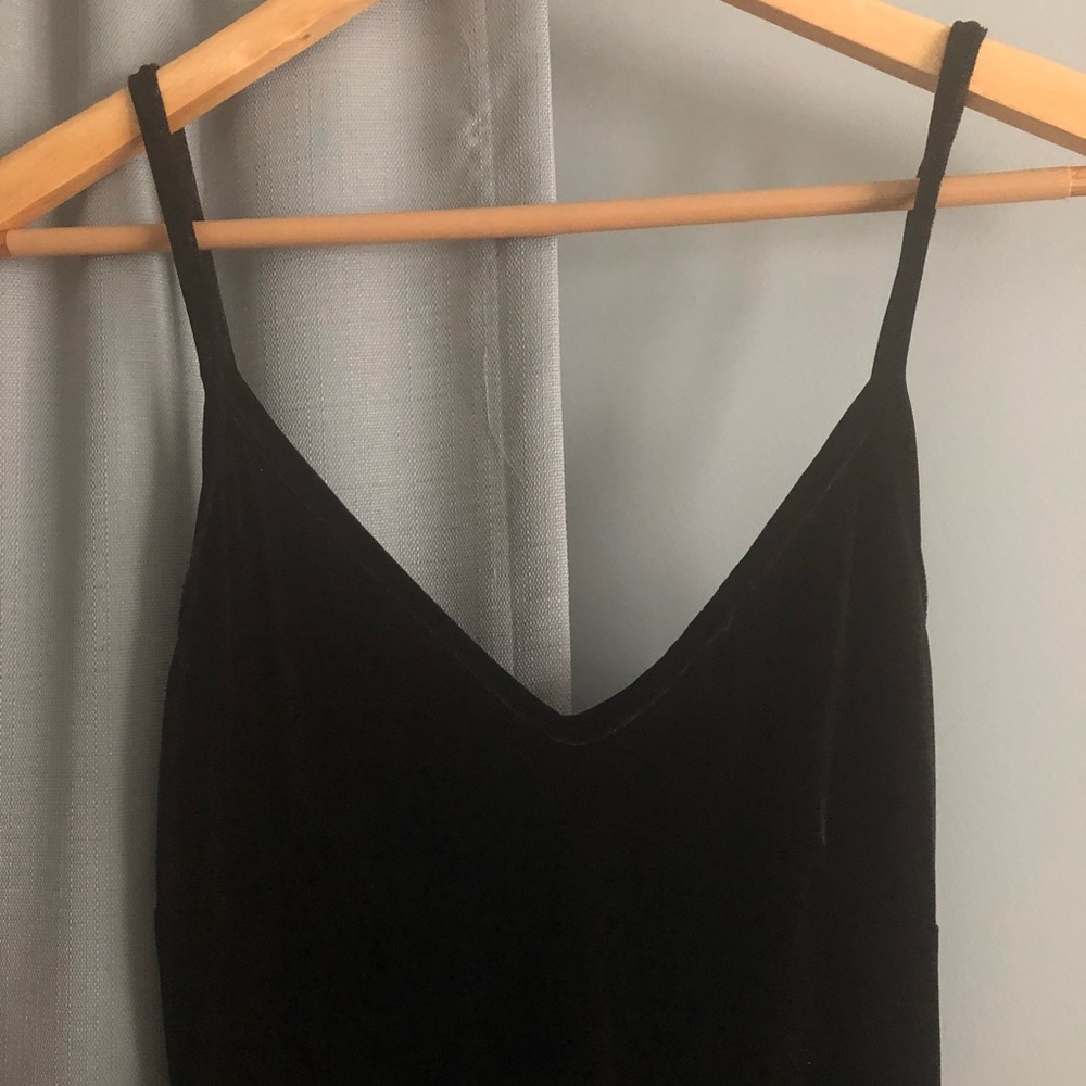 Velvet Little Black Dress - Picture 3 of 5